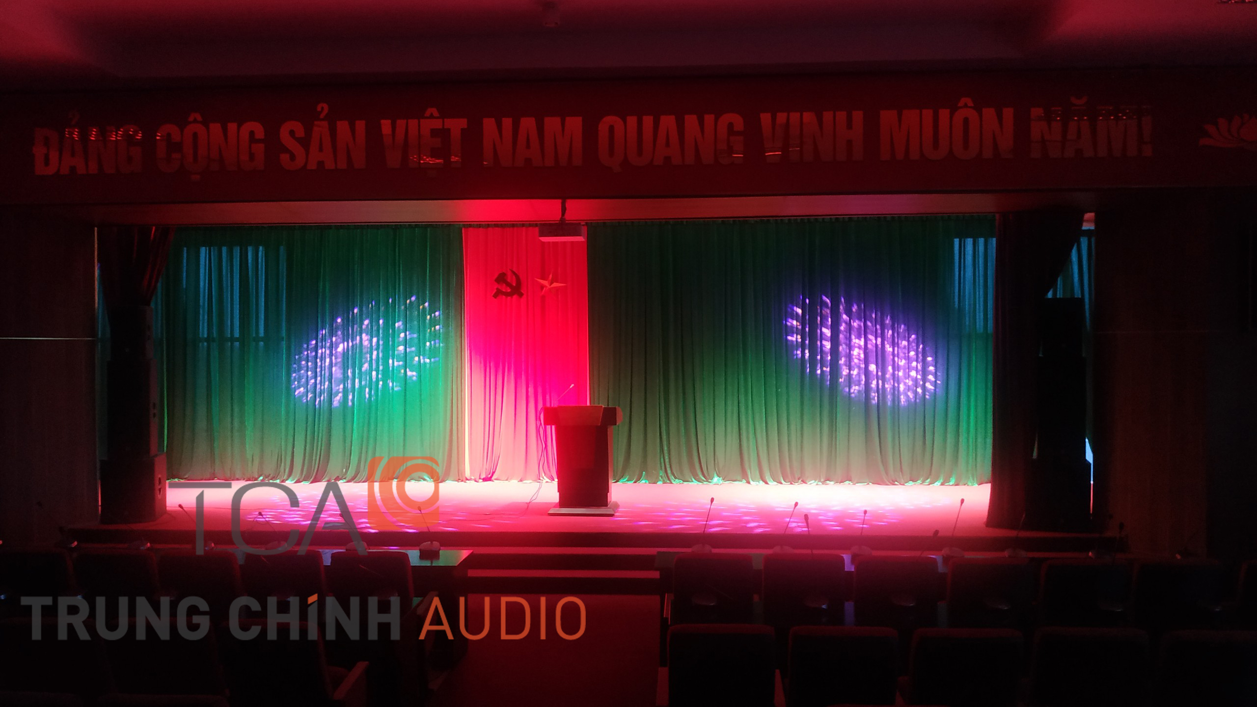 Hệ thống hội thảo TOA TS-780, âm thanh phòng họp hội trường: Đại học Hà Tĩnh